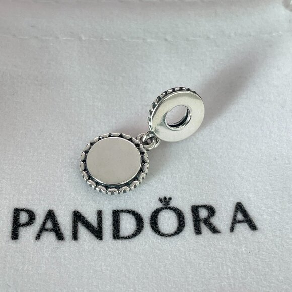 Michigan Genuine PANDORA Up North WJ Silver Dangle Charm - Picture 4 of 4